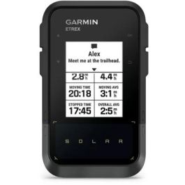 Garmin eTrex Solar GPS de mano, Bluetooth, resistente al agua IPX7, 1800h autonomía, pantalla 2.16", senderismo