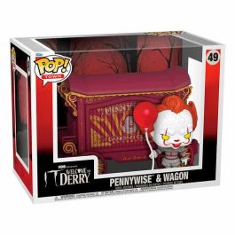 Funko POP! Town Pennywise & Wagon Welcome To Derry Figura Coleccionable de Vinilo Horror 12.4cm