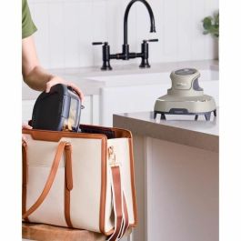 Ninja NIN0622356317610 Freidora sin Aceite CRISPI Portátil, 1.4L y 3.8L, 4 Programas, 1400W, Beige