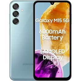 Smartphone Samsung Galaxy M15 4GB/ 128GB/ 6.5"/ 5G/ Azul Claro