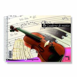 Pacsa Cuaderno Musica 20 Hojas 4 Pentagramas Tapas Carton 4º 80 gr -20U- Precio: 18.006612. SKU: B12DCN387L