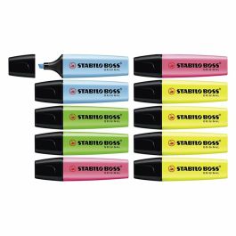Set de Marcadores Fluorescentes Stabilo Boss Original 10 Piezas Multicolor