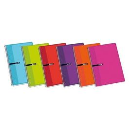 Cuaderno ENRI Multicolor Din A4 80 Hojas (5 Unidades)