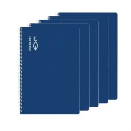 Cuaderno ESCOLOFI Azul Din A4 100 Hojas (5 Unidades)