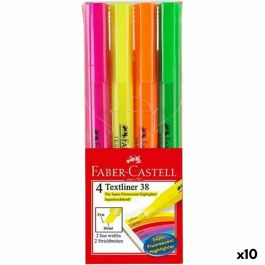 Set de Marcadores Fluorescentes Faber-Castell Textliner 38 10 Unidades