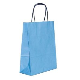 Bolsas Fama 26 x 10 x 35 cm Azul Papel Con asas 25 Unidades