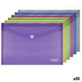 Portadocumentos Ingraf Plástico Multicolor Broche A5 (10 Unidades) Precio: 6.89000015. SKU: B1GAF6T22Y