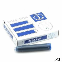 Inoxcrom tinta estilográfica azul estuche 6 cartuchos Precio: 0.95000004. SKU: S8422094