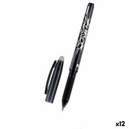 Bolígrafo MP Negro Tinta borrable 0,7 mm (12 Unidades)