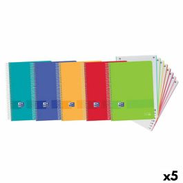 Set de Cuadernos Oxford Multicolor A4 (5 Unidades)