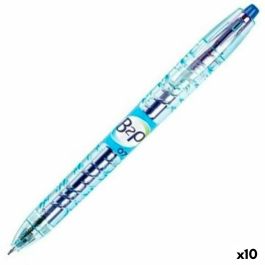 Bolígrafo de gel Pilot B2P 07 Retráctil Azul 0,4 mm (10 Unidades)