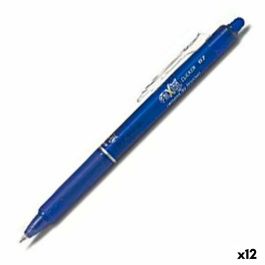 Boligrafo Pilot Frixion Clicker Borrable 0,7 mm Color Azul 12 unidades