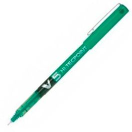 Boligrafo de tinta líquida Pilot V-5 Hi-Tecpoint Verde 0,3 mm (12 Unidades)