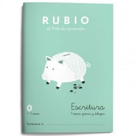 Cuaderno de escritura y caligrafía Rubio Nº0 A5 Español 20 Hojas (10 Unidades)