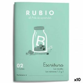 Cuaderno de escritura y caligrafía Rubio Nº02 A5 Español 20 Hojas (10 Unidades) Precio: 19.94999963. SKU: S8422709
