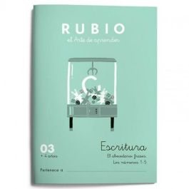 Cuaderno de escritura y caligrafía Rubio Nº03 A5 Español 20 Hojas (10 Unidades)