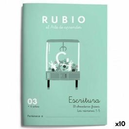 Cuaderno de escritura y caligrafía Rubio Nº03 A5 Español 20 Hojas (10 Unidades) Precio: 19.94999963. SKU: S8422710