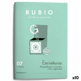 Cuaderno de escritura y caligrafía Rubio Nº07 A5 Español 20 Hojas (10 Unidades) Precio: 19.94999963. SKU: S8422714