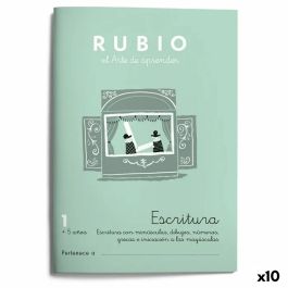 Cuaderno de escritura y caligrafía Rubio Nº1 A5 Español 20 Hojas (10 Unidades) Precio: 17.14710712. SKU: B123R5KWJF