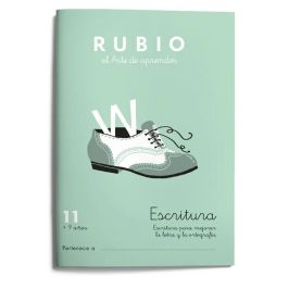 Cuaderno de escritura y caligrafía Rubio Nº11 A5 Español 20 Hojas (10 Unidades)