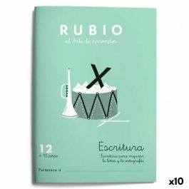 Cuaderno de escritura y caligrafía Rubio Nº12 A5 Español 20 Hojas (10 Unidades) Precio: 19.94999963. SKU: S8422720