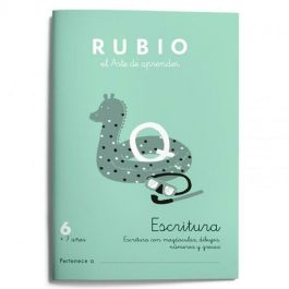 Cuaderno de escritura y caligrafía Rubio Nº06 A5 Español 20 Hojas (10 Unidades)