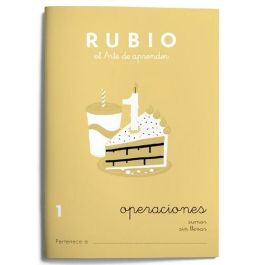 Cuaderno de matemáticas Rubio Nº1 A5 Español 20 Hojas (10 Unidades)