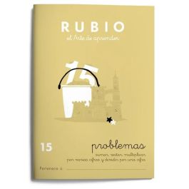 Cuaderno de matemáticas Rubio Nº15 A5 Español 20 Hojas (10 Unidades)