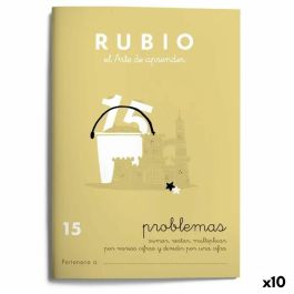 Cuaderno de matemáticas Rubio Nº15 A5 Español 20 Hojas (10 Unidades)