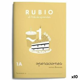 Cuaderno de matemáticas Rubio Nº1A A5 Español 20 Hojas (10 Unidades) Precio: 17.95000031. SKU: S8422739