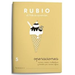 Cuaderno de matemáticas Rubio Nº 5 A5 Español 20 Hojas (10 Unidades)