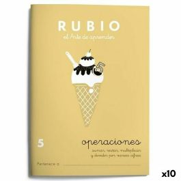 Cuaderno de matemáticas Rubio Nº 5 A5 Español 20 Hojas (10 Unidades) Precio: 17.14710712. SKU: B1HQC9858Q