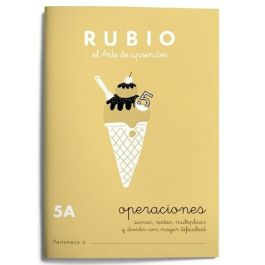 Cuaderno de matemáticas Rubio Nº 5A A5 Español 20 Hojas (10 Unidades)
