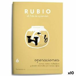 Cuaderno de matemáticas Rubio Nº 6 A5 Español 20 Hojas (10 Unidades) Precio: 17.14710712. SKU: B1FDZHKN4T
