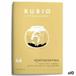 Cuaderno de matemáticas Rubio Nº 6A A5 Español 20 Hojas (10 Unidades) Precio: 17.14710712. SKU: B1DB9NRZ7C