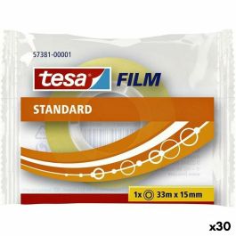 Cinta Adhesiva TESA 15 mm 33 m Transparente (30 unidades)