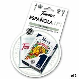 Baraja Naipes Españoles (40 Cartas) Fournier 12 Unidades (61,5 x 95 mm)