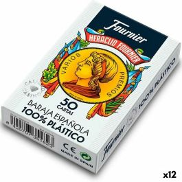 Baraja Naipes Españoles (50 Cartas) Fournier Plástico 12 Unidades (61,5 x 95 mm)