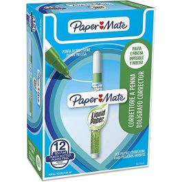 Corrector Líquido Paper Mate NP10 12 Piezas 7 ml (12 Unidades) Corrector Líquido Paper Mate NP10 12 Piezas 7 ml (12 Unidades)