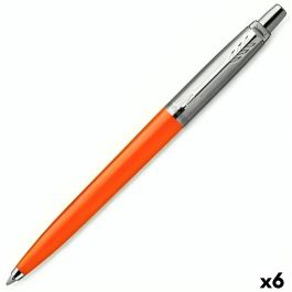 Bolígrafo Parker Jotter Originals Naranja Acero (6 Unidades) Precio: 52.95000051. SKU: B1ASAHGSNJ