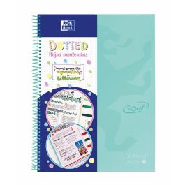 Cuaderno Oxford Europeanbook 0 School Touch Puntos Menta A4 80 Hojas (5 Unidades)