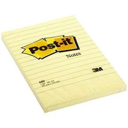 Notas Adhesivas Post-it XL 15,2 x 10,2 cm Amarillo (2 Unidades)