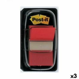 Notas Adhesivas Post-it Index 25 x 43 mm Rojo (3 Unidades)