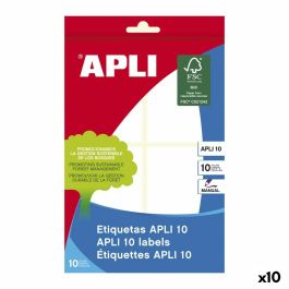 Etiquetas adhesivas Apli Blanco 10 Hojas 50 x 70 mm (10 Unidades)