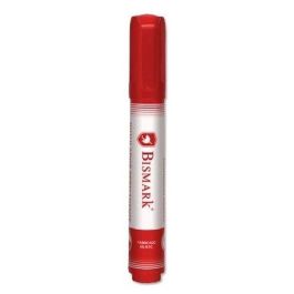 Rotulador permanente Bismark Rojo 1,5 mm (12 Unidades)