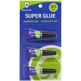 Adhesivo Instantáneo Bismark Super Glue 1 g (24 Unidades)