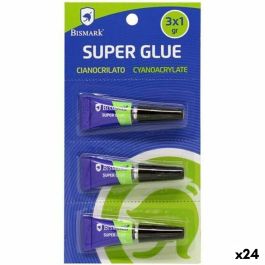 Adhesivo Instantáneo Bismark Super Glue 1 g (24 Unidades)