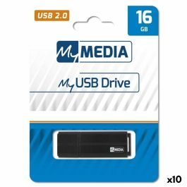 Memoria USB MyMedia Negro 16 GB Precio: 42.95000028. SKU: B173EFFJRE
