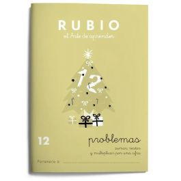 Cuaderno de matemáticas Rubio Nº12 A5 Español 20 Hojas (10 Unidades)