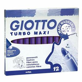 Set de Rotuladores Giotto Turbo Maxi Violeta (5 Unidades)